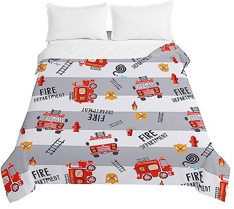 Odot Colcha Bouti de Verano, 3D Dibujos Animados Estampado Suave Microfibra Multiusos Cubrecama Lavable Acolchada Edredón Manta para Cama de Infantil Individual Matrimonio (230x280cm,Niños y niños6)