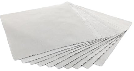 The Rag Company Lot de 10 Chiffons en Daim Buttersoft - Douceur de la Marque déposée pour appliquer et niveler Les revêtements, Nettoyer Le Verre et d'autres Surfaces délicates sans rayer - 20,3 x