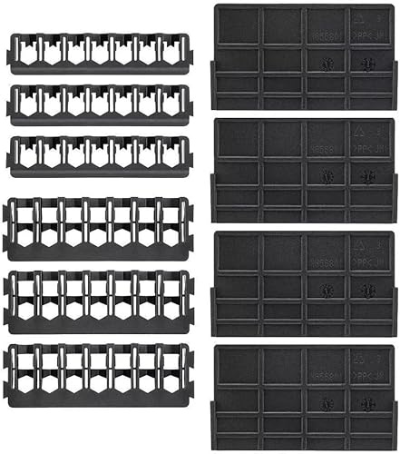 XhWser DT70805 DT70805-QZ DT70805-A9 - Set di staffe e separatori per accessori e inserti per barre di bit compatibili con DeWalt