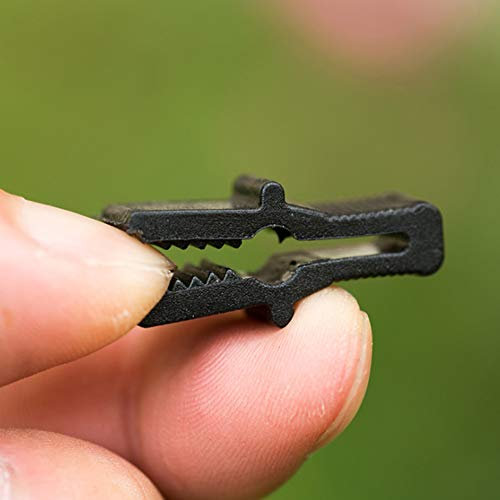 Filmclip Greenhouse Film Clamp/Holder Fixing Clamp Gewächshauszubehör für Netting Plastikfilm - 200pcs für die Filmreparatur