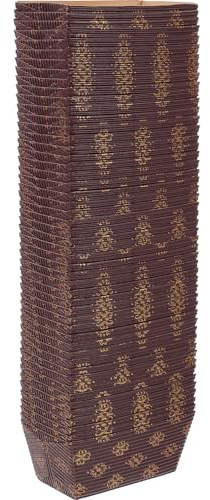 SAFIGLE Teglie per Plumcake in Carta Rettangolari Monouso 50 Pezzi Antiaderenti Resistenti Alte Temperature Adatte per Forno e Preparazioni Dolci e Salate