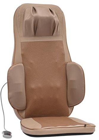Massage-sittdyna tyst massagematta med värmefunktion och 3 massagelägen multifunktionell ryggmassageapparat massageapparat för hem, kontor
