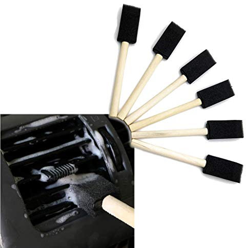 RK-HYTQWR 5 pièces Voiture climatiseur évent Brosse Grille détaillant nettoyant Stores Duster Propre, Brosse d'aération