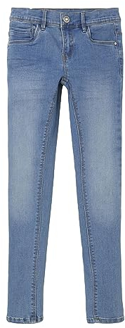 NAME IT Polly Skinny fit Mädchen Jeanshose Light Blue Denim-152