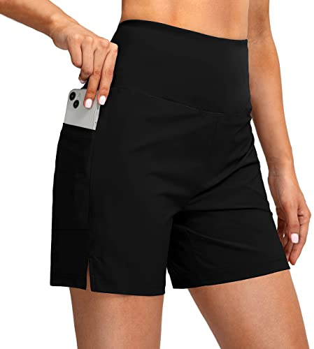 RPAEOY Shorts de Baño Mujer Bañador Shorts de Natación Boyleg Secado Rápido Playa Surf Essential Bikini Short Deportes Acuáticos Pantalones Cortos