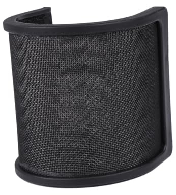 HEMOTON Pantalla de Explosión de Triple Resistente al Viento Forma Protector de Filtro de Micrófono para Grabación y Streaming Filtro de Micrófono Antiviento