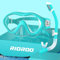 RIOROO Taucherbrille Kinder,Schnorchelset für Jungen Mädchen,Schwimmbrille Kinder mit Nasenabdeckung Anti Nebel Anti-Leck Tauchmaske 180°Panorama HD Schwimmmaske für 4-14 Jahre