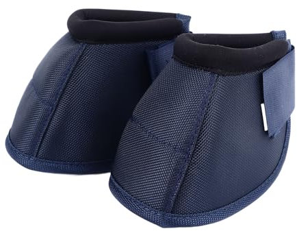Gavigain Hufschuhe für e, hochwertiges Oxford-Gewebe, Anti-Schleuder-Design, Hufkollisionsschutz, atmungsaktiv und bequem, sichere Verschlüsse für Training und Reiten (L)