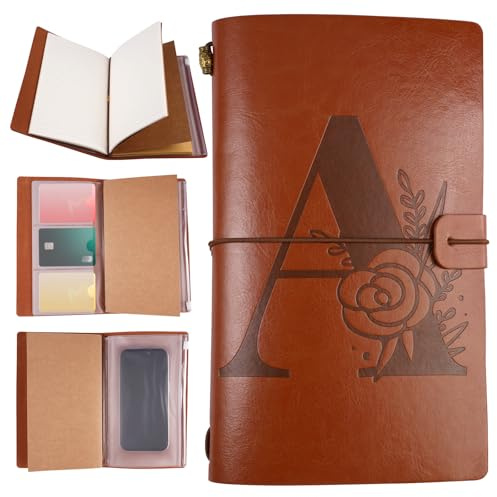 Cuir Vintage Journal Intime, 20x12cm Journal de Voyage en Cuir, Marron Carnet de Notes Vintage, 140 Pages Petit Carnet De Voyage, Journaux Personnalisée, Pour Écrire, Voyageurs, Comme Journal Intime