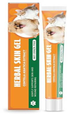 Uzionoie Gel Soin des Plaies pour Animaux,Gel de Soin des Plaies pour Chiens et Chats,Ingrédients Naturels,Nettoyer Les Zones de Plaies,20G