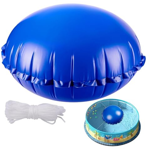 Almohada de Aire para Piscina: construcción Resistente, Resistente al Clima frío, diseño a Prueba de Fugas, válvula de inflado rápido | Control de expansión de Hielo, para el Invierno, pisci