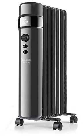 Taurus Agadir 1500 - Radiatore olio. 1500W. 3 livelli di potenza. 7 elementi. Display digitale. Selettore di potenza. Timer. Programmabile. Modalità ECO. Temperatura regolabile da 5 a 35ºC