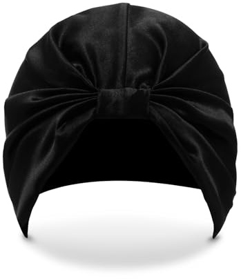 SILKE Hair Wrap - The Eva | 100% Luxurious Silk Hair Wrap | The Silk Bonnet Hair Turban that Protects & Repairs Damaged Hair | Sleep Cap Suitable for Frizzy, Curly, & Straight Hair Types