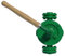 K3 Flügelpumpe Handpumpe f. Wasser ÖL Diesel Mineralöl Anschluß 1 1/4 33L/min