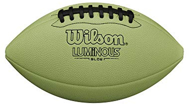 Wilson Luminous Glow Football - Junior Size, Green