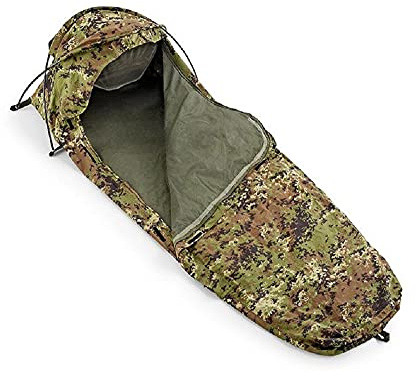 Bivi Tent + Compression Bag Italian Camo Defcon 5 for Camping, Tent Camping