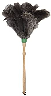 Plumero de Pluma de Avestruz | Modelo Noa | Medidas 54 cm | Venta Unitaria | con Gancho en el Extremo