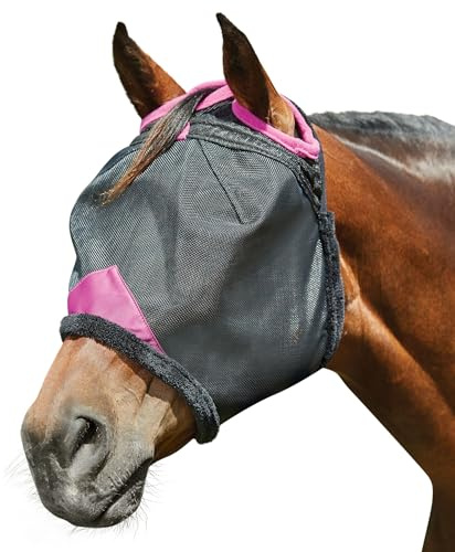 WeatherBeeta ComFiTec Deluxe Durable Mesh Mask, Black/Purple, Cob