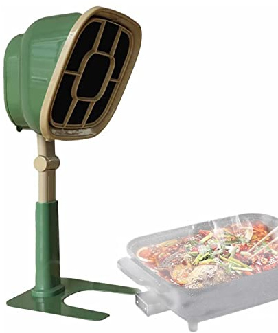 Campana portátil de sobremesa, minicampana extractora de 3200 RPM, ajuste de ángulo de altura, bajo nivel de ruido, fácil de limpiar, succión fuerte de 2 m³/min, para olla caliente de cocina