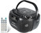 Retekess TR621 Radio Portatili Boombox, Radio FM AM,Lettore Cassette Audio,Supporto USB TF,con Telecomando, Jack per Cuffie,Accompagna la Famiglia e Gli Amici,Regalo(Bianco)