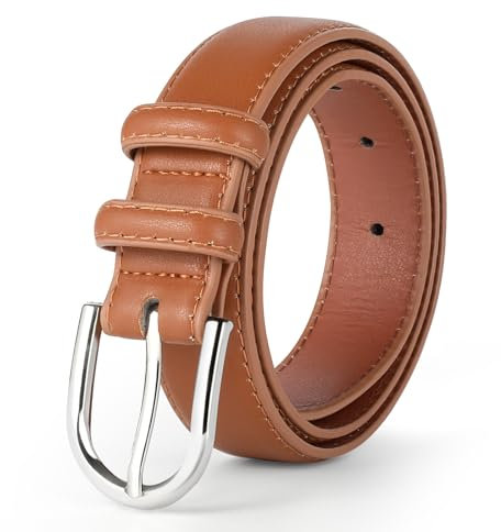 WELROG Kindergürtel für Jungen und Mädchen – Jungen PU-Ledergürtel für Kinder Schuluniform Jeans kindergürtel Mädchen im Alter von 6–10 Jahren