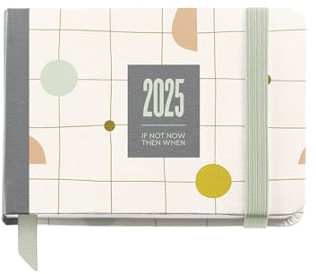 Miquelrius - Agenda 2025, Agenda anual 105x74 mm, Agenda semana vista, Cubierta cartón forrado plastificado, Espiral, Cierre goma elástica, Papel 80 g/m², Catalán, Inglés y Portugués, Silvia