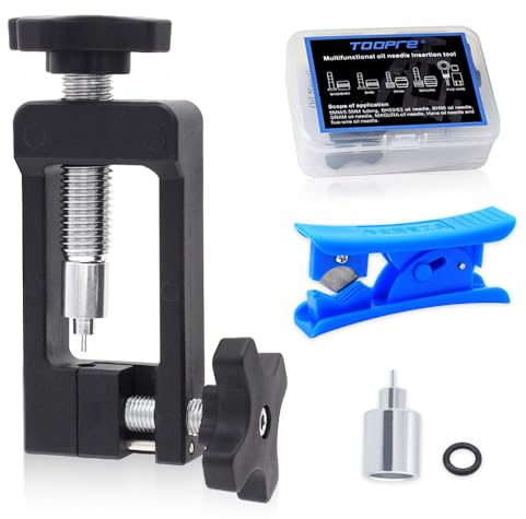 Riisoyu Herramienta Inserción Controlador Aguja, Herramienta de Inserción Hidráulica para Bicicleta Herramienta de Inserción de Ajuste de Manguera de Freno de Disco Hidráulico para Carretera MTB