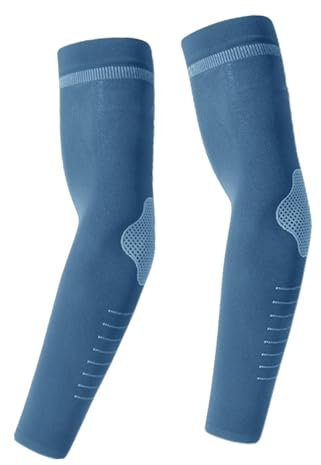 WASTEBIN Manicotti di raffreddamento per uomini e donne, traspiranti, traspiranti, per braccia, per sport, corsa, ciclismo, pesca