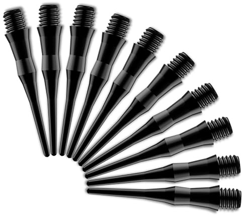 CyeeLife Premium Jeu de Pointes de Fléchettes, 100 Pièces Filetage 2BA, Pointes de Fléchettes Professionnelles, Pointes de Remplacement Fléchettes en Plastique, Extrêmement Stables & Durables