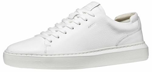 Geox Scarpe da Ginnastica da Uomo, U DEIVEN A, Bianco, 42 EU