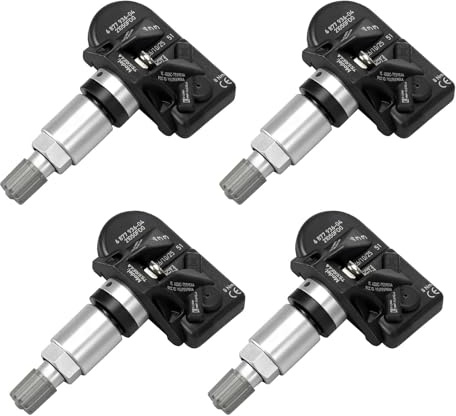 WENINETIES 4 Pezzi Sensore di Pressione Pneumatici per BMW X3 F97, G01, G08 2017-2025, Sistema Controllo Pressione RDKS TPMS Monitoraggio Ruota Sostituzione Valvola