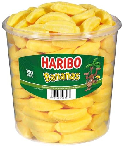 Haribo - Bananes (Bananas) | Poids Total 1050 grams