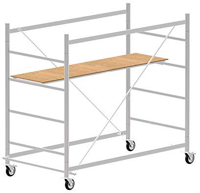 Trabattello altezza di lavoro 3.20 m in acciaio serie JOLLY 130 made in italy | SCEDIL