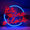 Horseneon It's Wine O'clock Neon Schild LED-Buchstabe Neonlichter Neonschild für Wanddekoration USB-betriebene Neonlichter für Schlafzimmer Bar Club Salon Neon-Partydekorationen