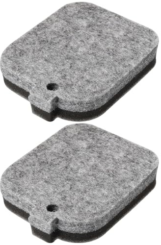 eMagTech 2 st luftfilter för svampar 42291201800 skumluftfilter gräsklippare luftfilter kompatibel med STIHL BG55 BG65 BG85 6,4 x 7,7 x 1,2 cm svart