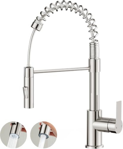 Yeeklab Grifo de Cocina Extraible con Ducha de 2 Modos y 360° Giratorio