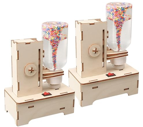 SUPVOX 2pezzi Kit Scientifico Per Esperimenti Di Tornado Giocattolo Stem Per Ragazzo Ragazza Anni Kit Di Creazione in Legno Simulatore Di Tornado Per Progetti Di Scienze e Apprendimento p