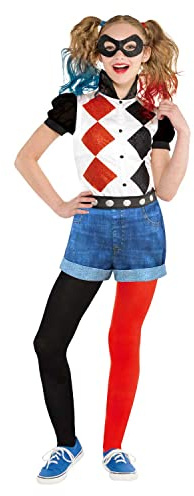 Amscan Disfraz Infantil Harley Quinn Clásico 10-12 años