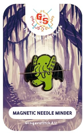 Cutethulu Needle Minder for Cross Stitch & Embroidery