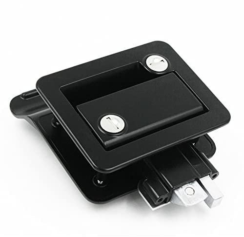 Eingangstürschloss für Wohnmobile Doppelöffnungsverriegelung Zinklegierung Werkzeugkastenverriegelung Paddelschloss für Wohnwagen, Anhänger, Wohnmobil, Streifenwagen