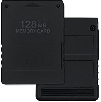 Mcbazel PS2 Memory Card 128MB, 128MB Memory Card for Playstation 2 PS2/Slim Game Console