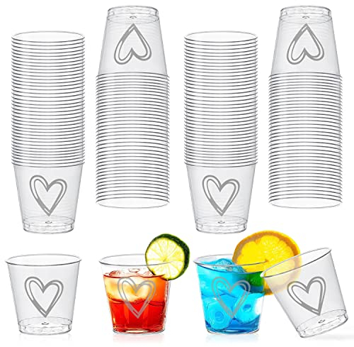 Gute 100 Plastik Schnapsgläser,3cl/30ml shotgläser, Wiederverwendbare Trinkbecher Schnapsbeche,Partybecher für Geburtstage, Verkostung, Partys, Hochzeiten （100 Stück） a