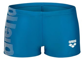 Arena Logo Costume Bambino Mare e Piscina, Costume da Bagno in Morbido Tessuto ad Asciugatura Rapida, Costume Mare Bambini con Fodera Frontale