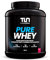 PURE WHEY | Isolate & Concentré de Whey | Jusqu’à 79% de Protéines | Riche en BCAA | Assimilation Graduelle | Musculation Rapide et Sèche | Peu Calorique | 750g | Onctueuse Goût Fraise | TLN