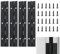 4 Stück Klavierband 15 cm, Klavierband Edelstahl Klavierband Scharnier Klavierscharnier mit 24 Schrauben, Edelstahl Scharnier Klavierband Stangenscharnier für Klavier Kabinett Tür(Schwarz)