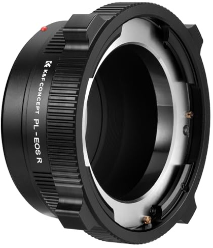 K&F CONCEPT PL-EOSR Objektivadapter, kompatibel mit PL Objektivkonverter für RF Mount Kameras