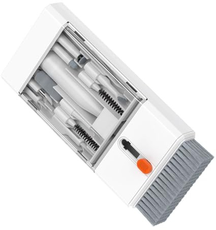 Kit de nettoyage multi-fonctions 22 en 1 pour claviers, écouteurs, téléphones, comprend une brosse, un chiffon en microfibre, un étui de rangement pour nettoyer les claviers à poils durs et une brosse