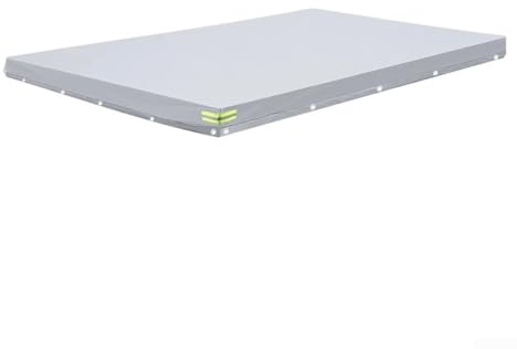 Valixirant Cubierta de remolque resistente al agua, tela Oxford 420D, lona gris resistente a los rayos UV, ajuste protector para remolques utilitarios, de carga y de plataforma plana, 214 x 122 x 13