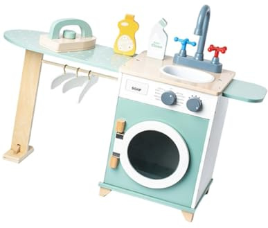 wueiooskj Los Juguetes de Lavadora para niños brindan una Experiencia Realista y fomentan Buenos hábitos en los niños pequeños. Juego de Roles Atractivo. Mini Juego Juguetes Limpieza. Roles.