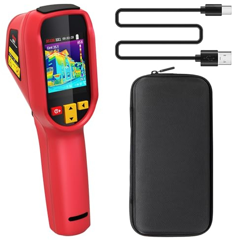BSIDE HX1 Handheld Wärmebildkamera 240x240 IR-Auflösung mit 25 Hz Bildwiederholrate, 15 Farbpaletten, Infrarot Thermal Kamera -4 °F bis 1022 °F für Leckortung Haus Wärmebrücken